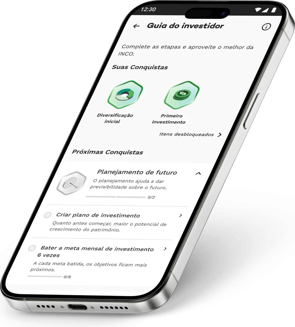 The final Investor Guide — earned achievements and the next objectives